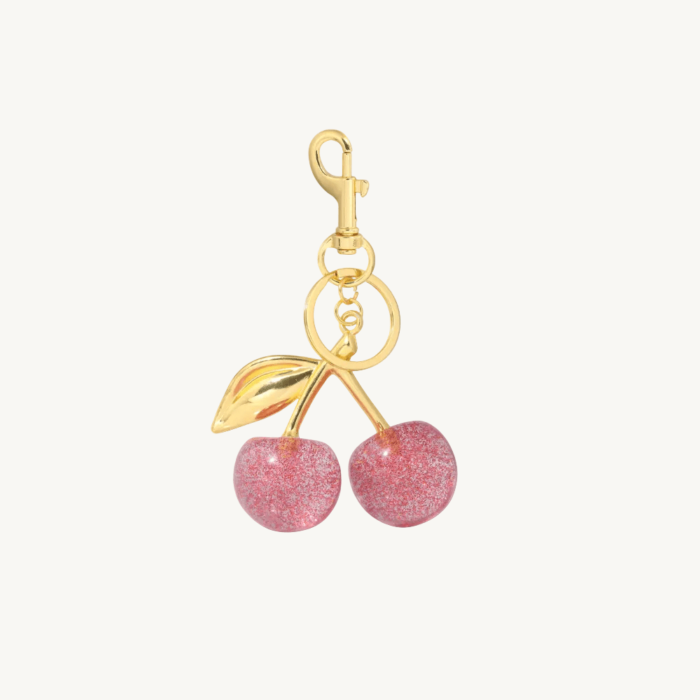 Cherry Bag Charm Set Pink - Laluva