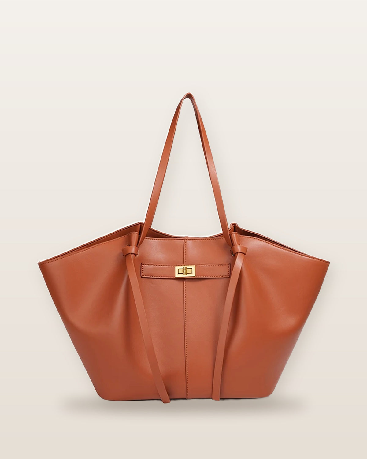 Vera Winged Turn Lock Tote Bag
