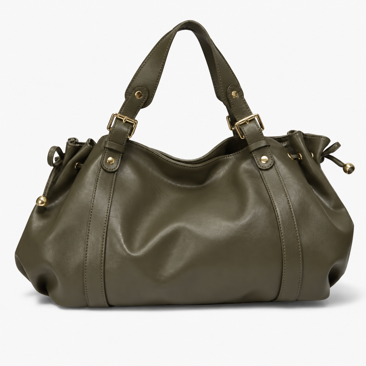 Gaia Leather Shoulder Bag