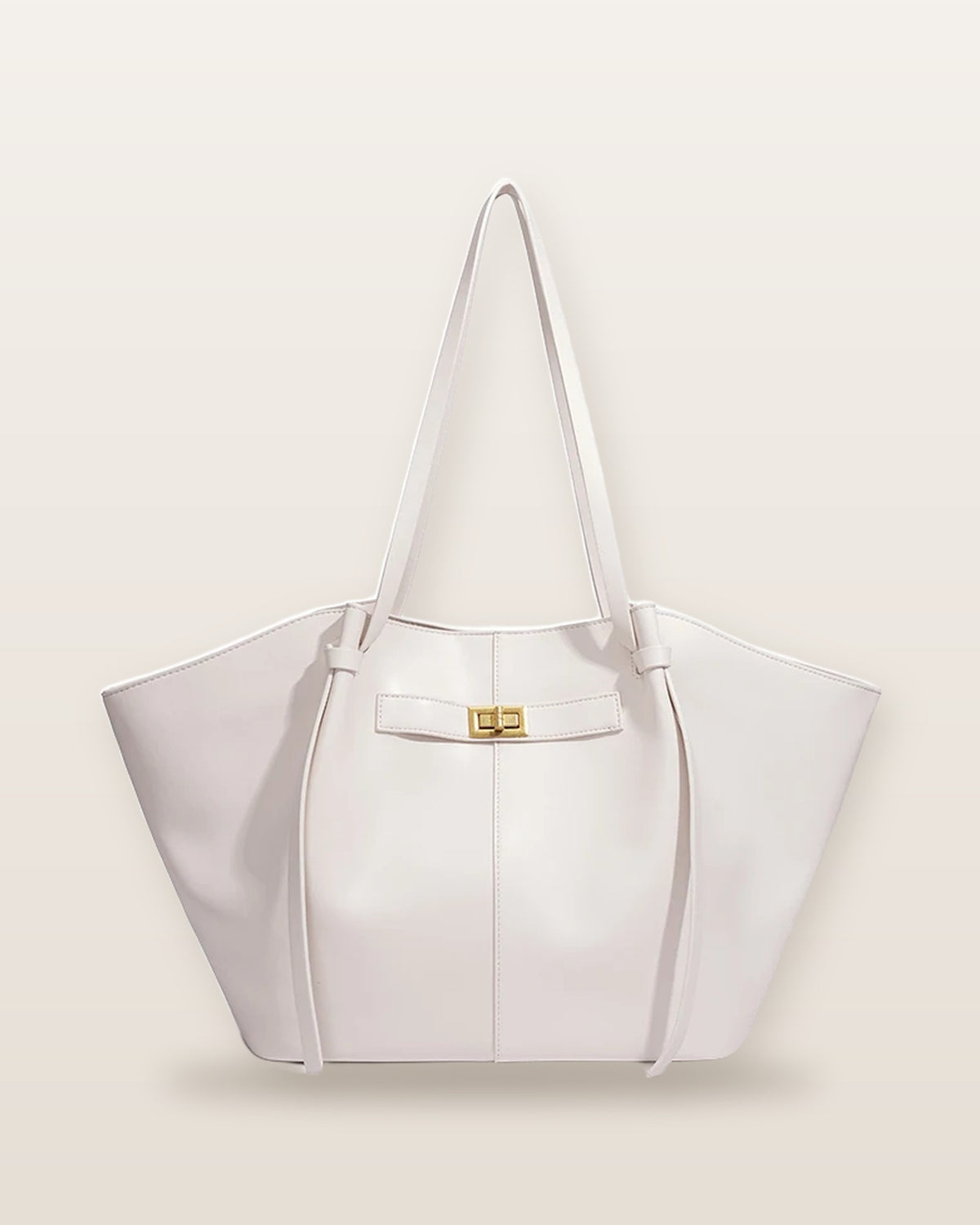 Vera Winged Turn Lock Tote Bag