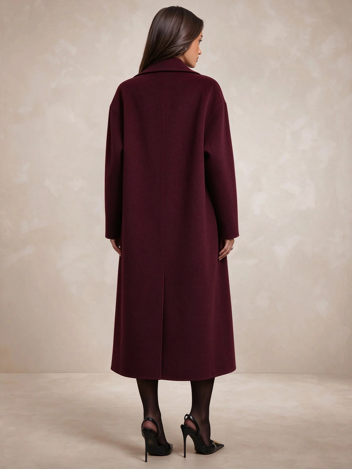 Hana Double-Breasted Longline Coat