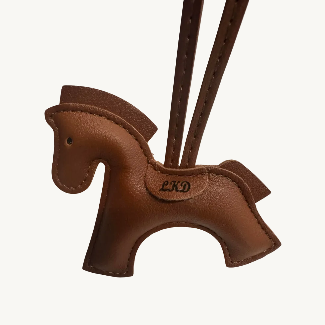 Leather Horse Charm