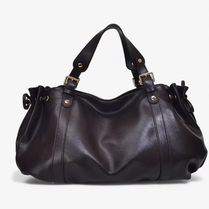 Gaia Leather Shoulder Bag