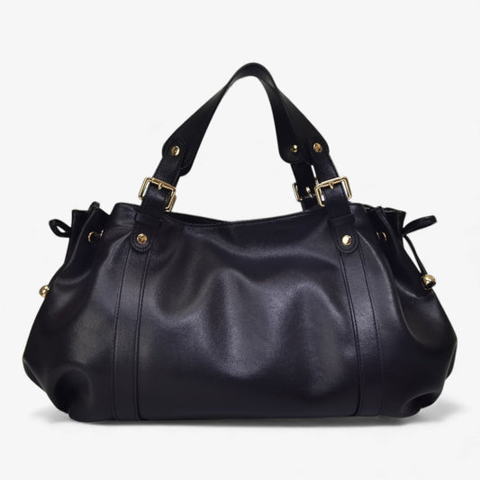 Gaia Leather Shoulder Bag