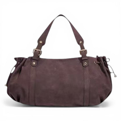 Gaia brushed Shoulder Bag