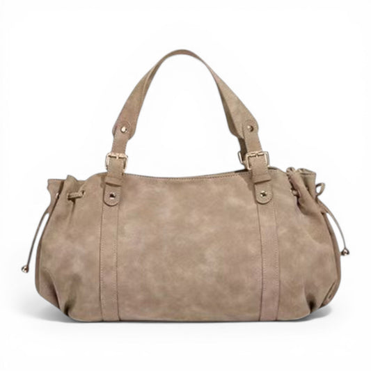 Gaia brushed Shoulder Bag