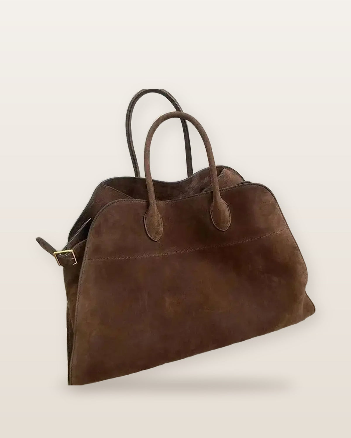 Nadia Faux Suede Slouchy Tote Bag