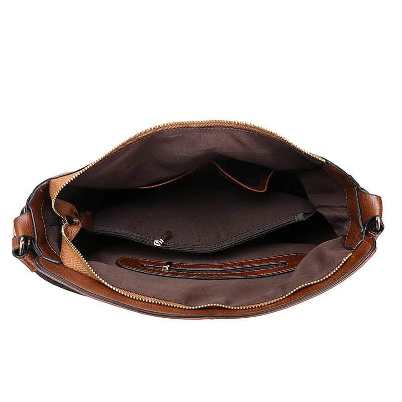 Ava Classic Multi-Compartment Hobo Bag - Laluva
