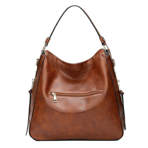 Ava Classic Multi-Compartment Hobo Bag - Laluva