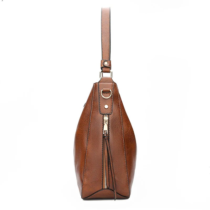 Ava Classic Multi-Compartment Hobo Bag - Laluva