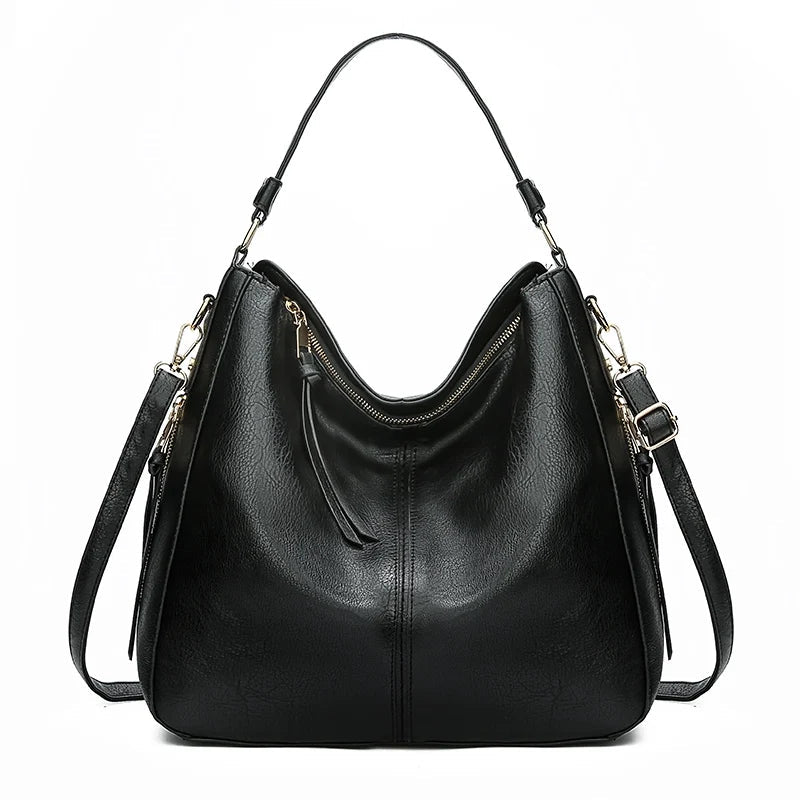 Ava Classic Multi-Compartment Hobo Bag - Laluva