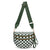Checkered White & Green