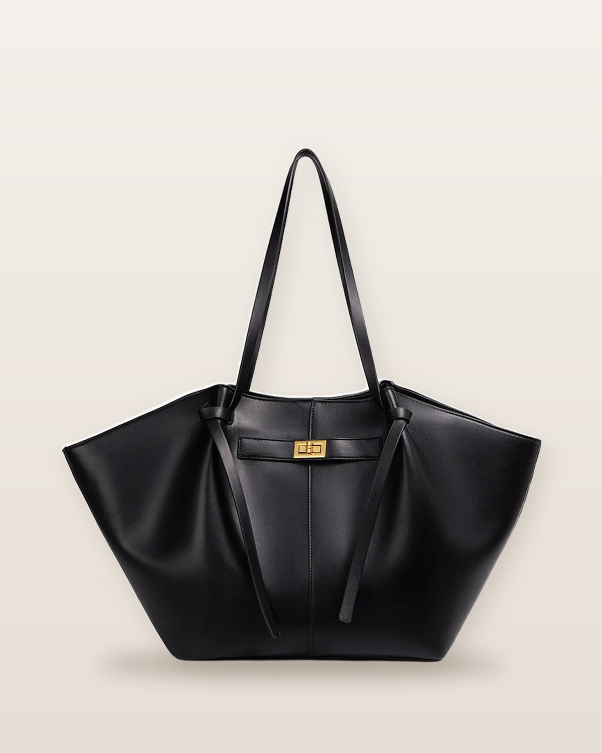 Vera Winged Turn Lock Tote Bag