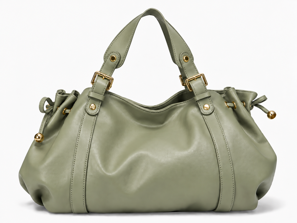 Gaia Leather Shoulder Bag