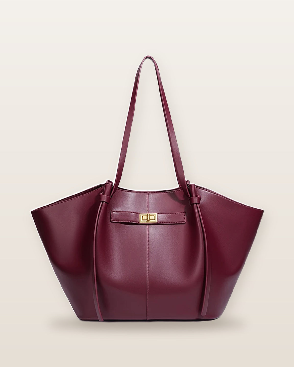 Vera Winged Turn Lock Tote Bag