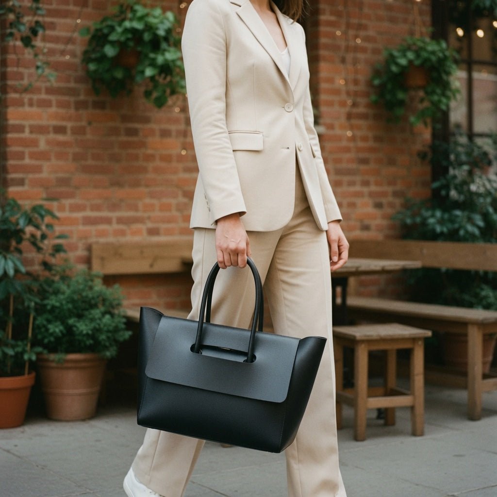 Eliana Vegan Leather Tote Bag - Laluva