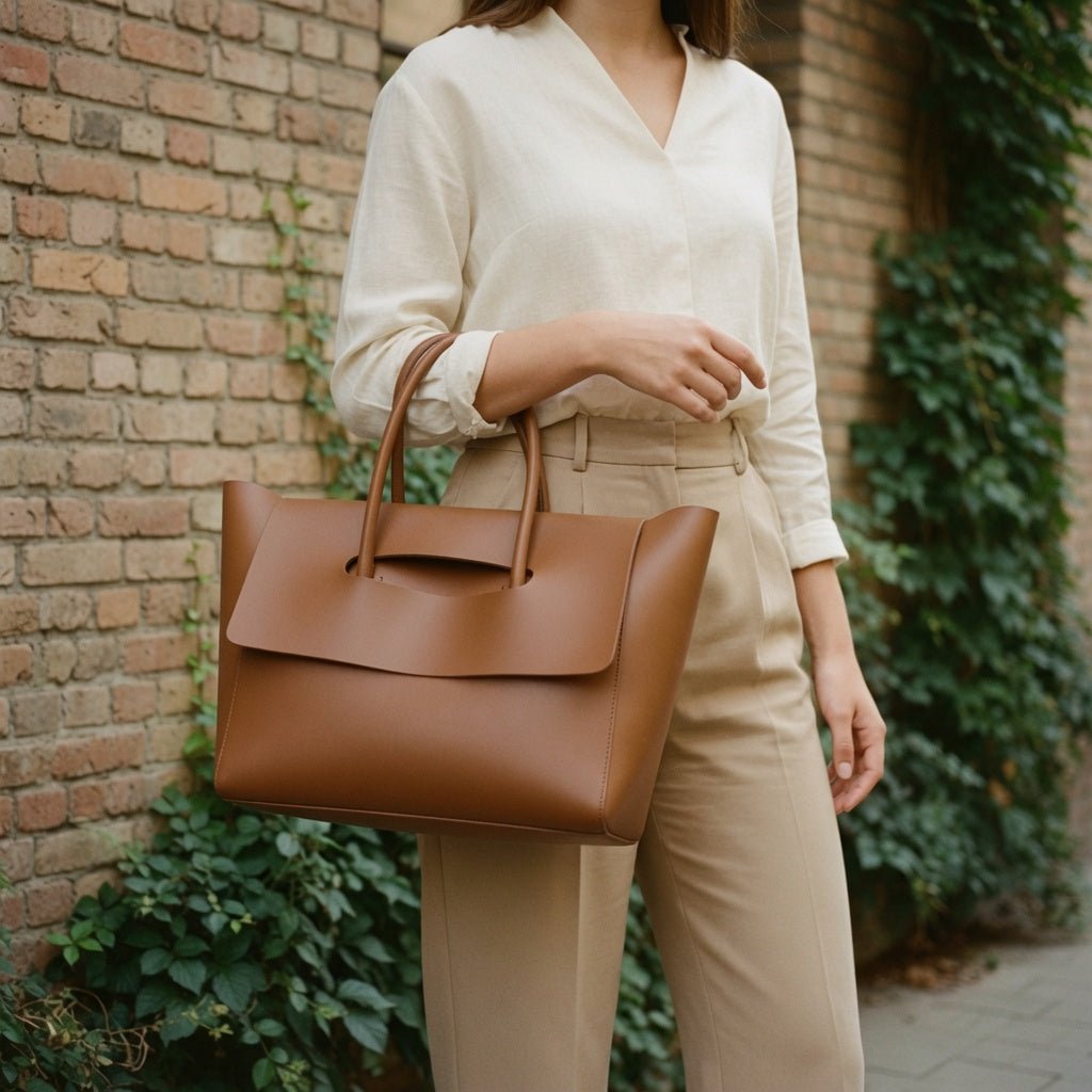 Eliana Vegan Leather Tote Bag - Laluva