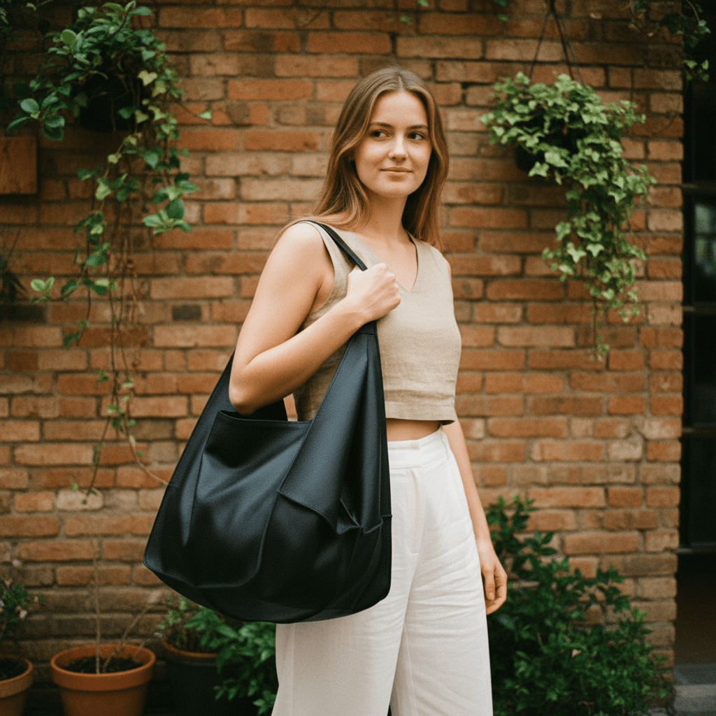 Elina Vintage oversized tote bag - Laluva