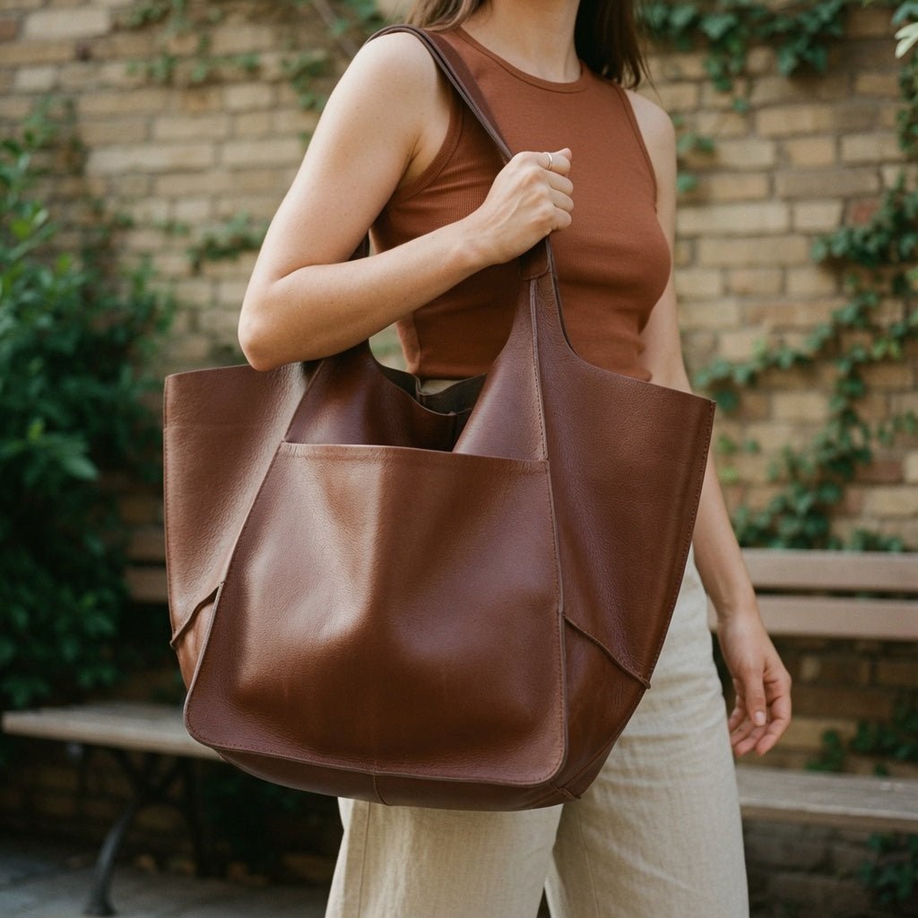 Elina Vintage oversized tote bag - Laluva