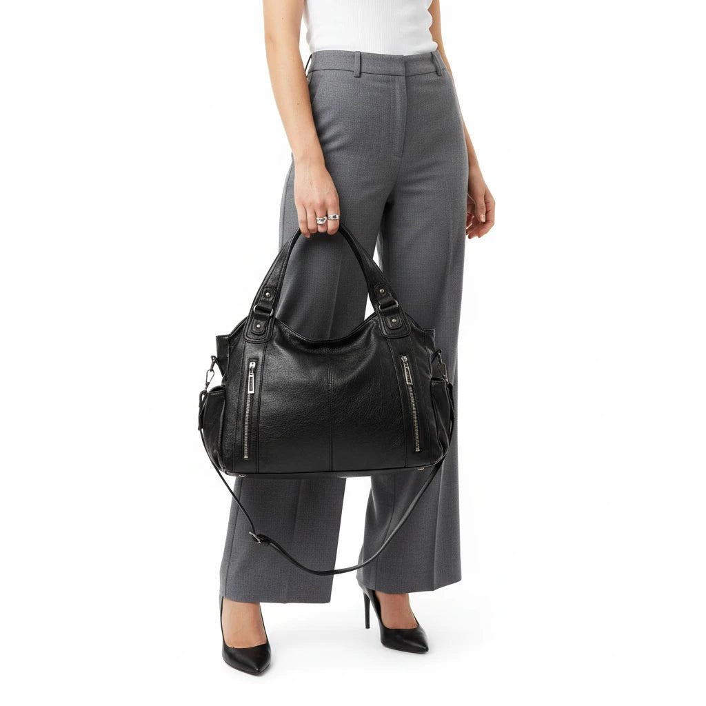 Evelyn Crossbody Bag Black - Laluva