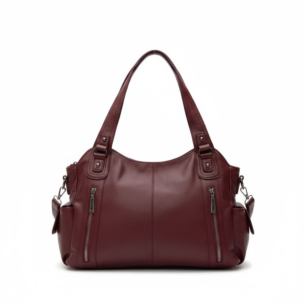 Evelyn Crossbody Bag Burgundy - Laluva