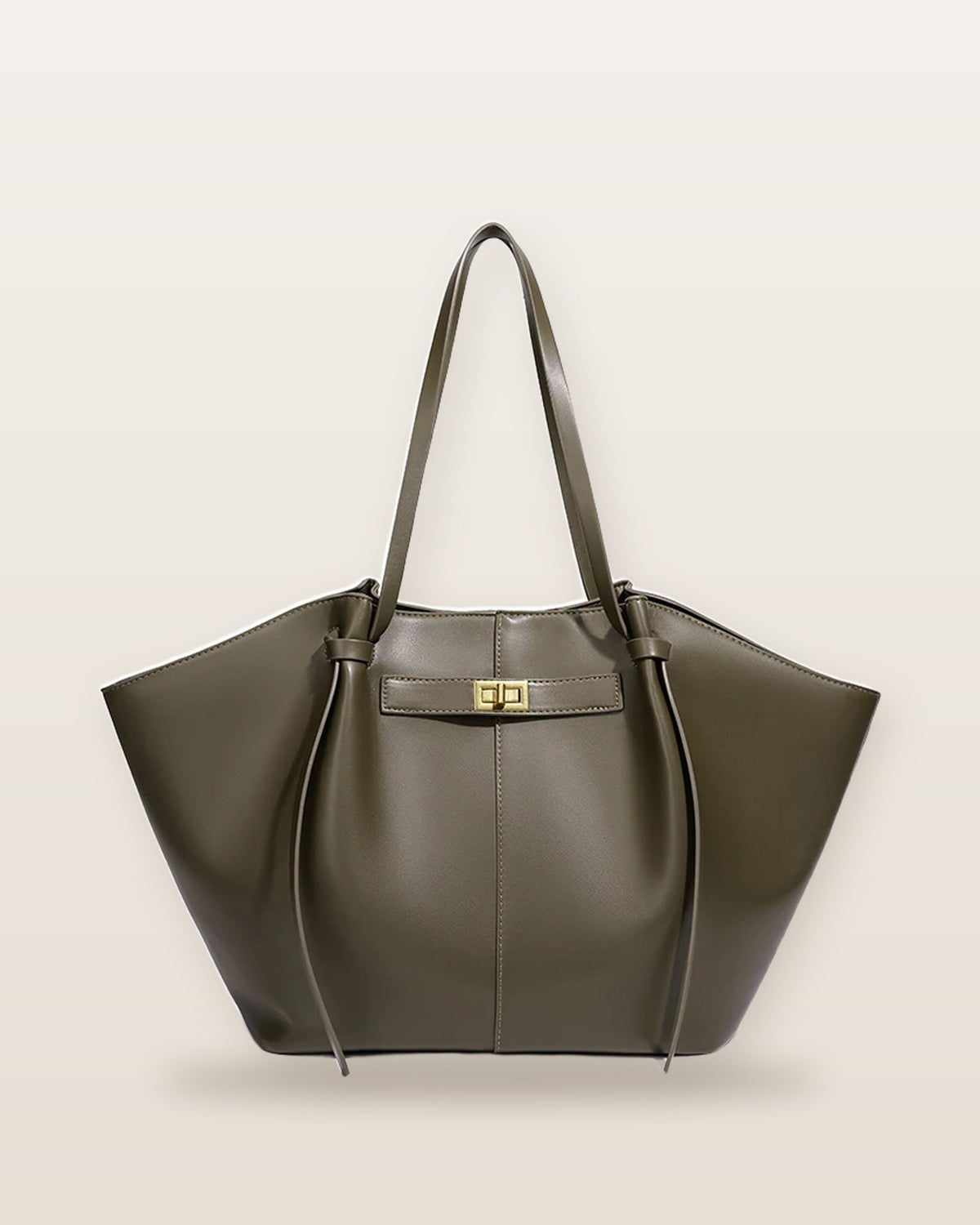 Vera Winged Turn Lock Tote Bag
