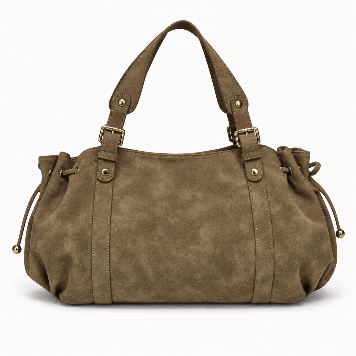 Gaia brushed Shoulder Bag - Laluva