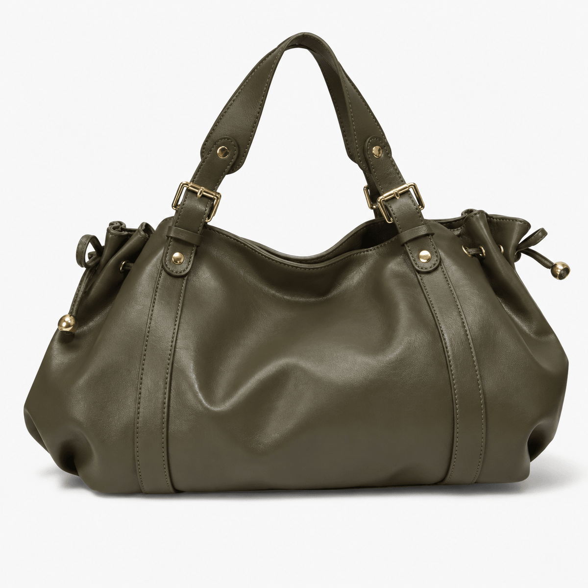 Gaia Leather Shoulder Bag - Laluva