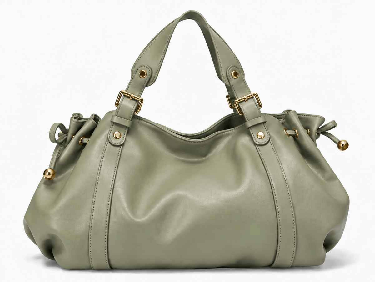 Gaia Leather Shoulder Bag - Laluva