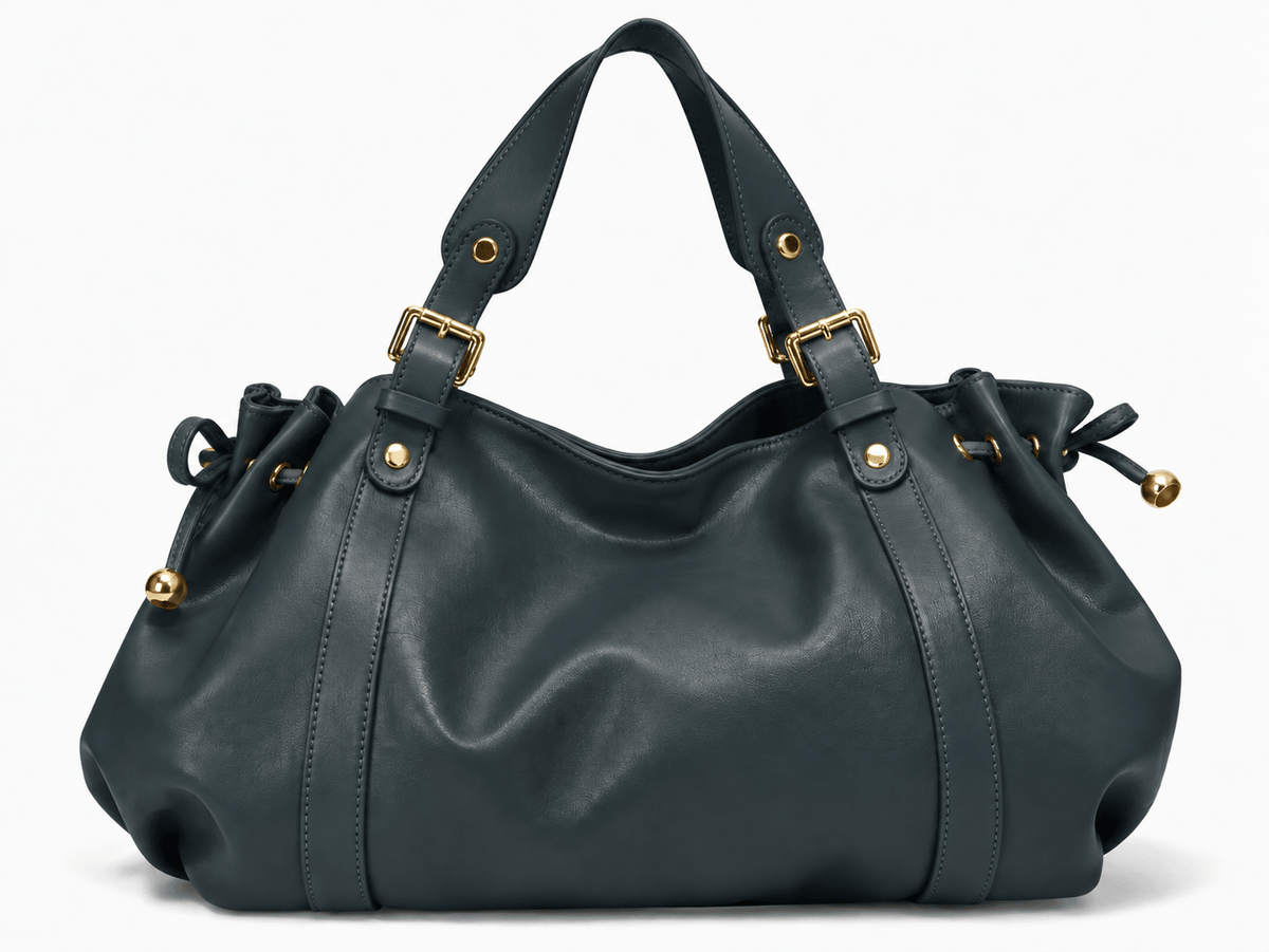 Gaia Leather Shoulder Bag - Laluva