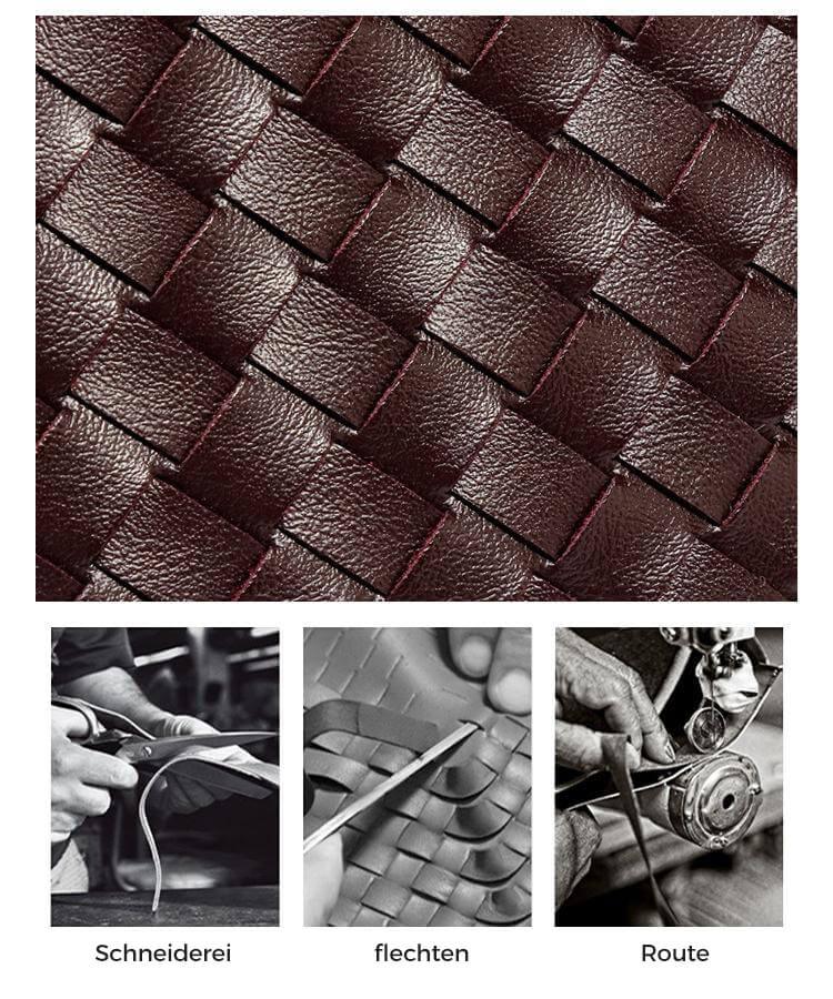 Kenia Woven mini crossbody bag
