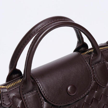 Kenia Woven mini crossbody bag