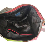 Greta Patchwork Leather Hobo Bag - Laluva
