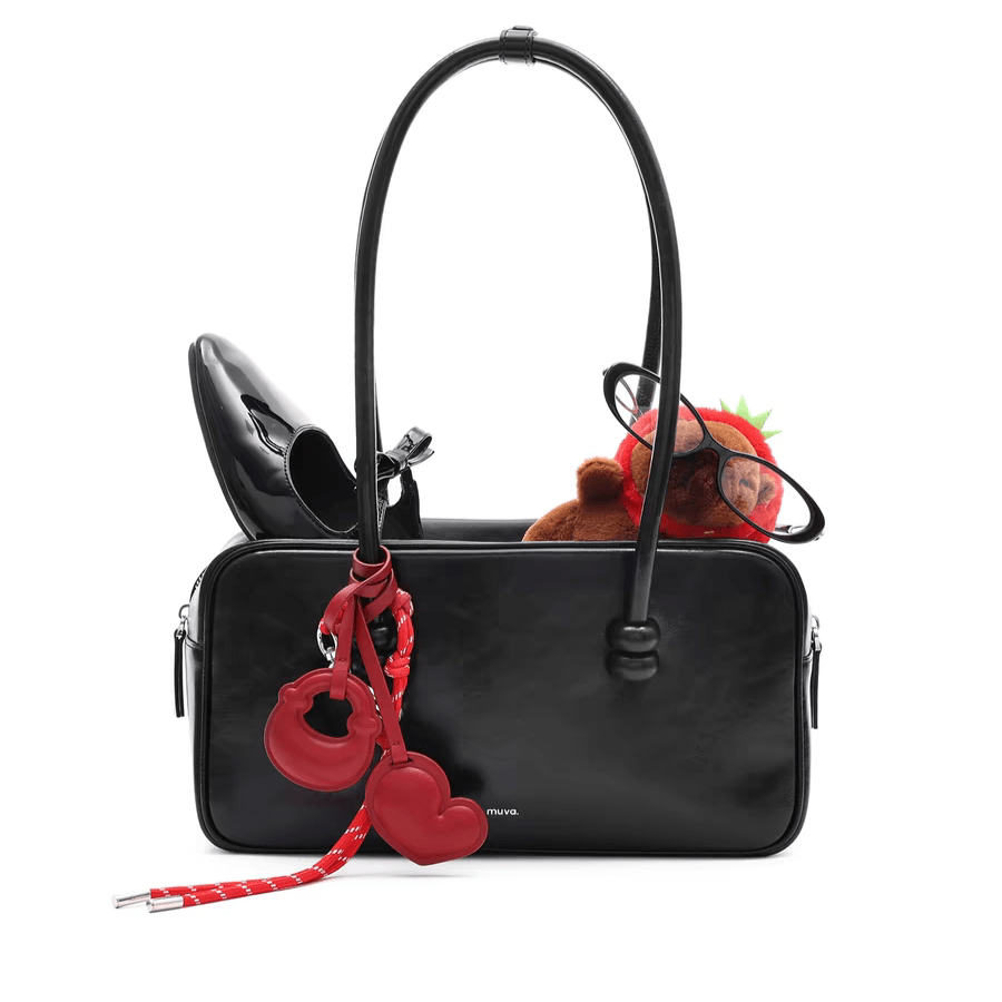 Handbag and Heart Bracelet Charm - Laluva