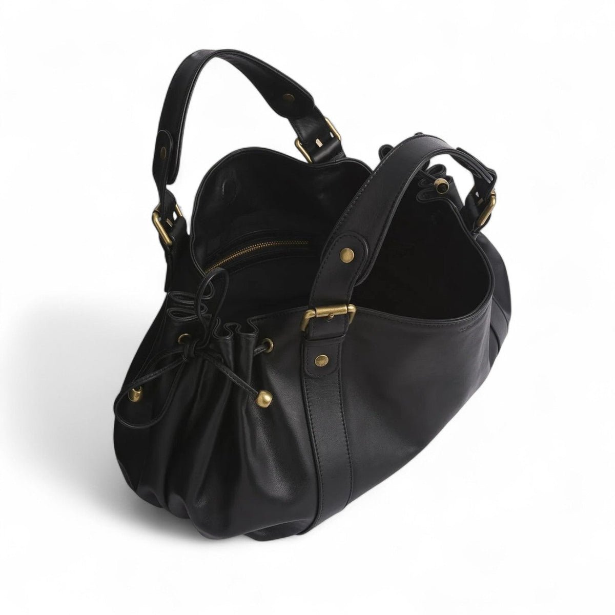 Gaia Leather Shoulder Bag