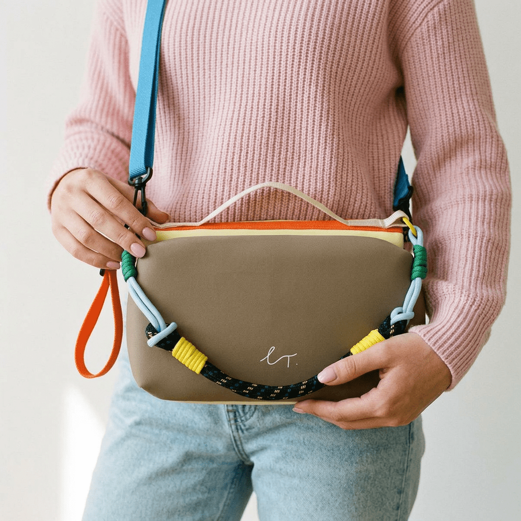 Ivy Colorblock Utility Crossbody Bag - Laluva