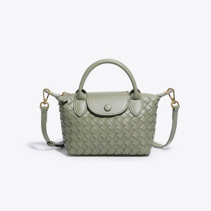 Kenia Woven mini crossbody bag - Laluva
