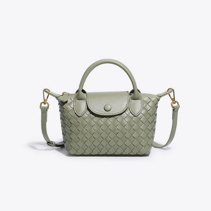 Kenia Woven mini crossbody bag - Laluva