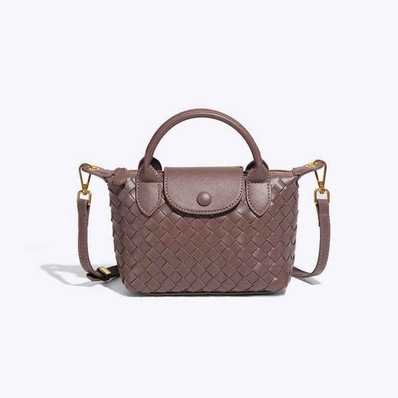 Kenia Woven mini crossbody bag - Laluva