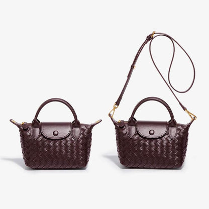Kenia Woven mini crossbody bag - Laluva