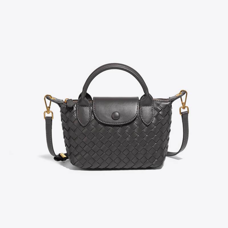 Kenia Woven mini crossbody bag - Laluva
