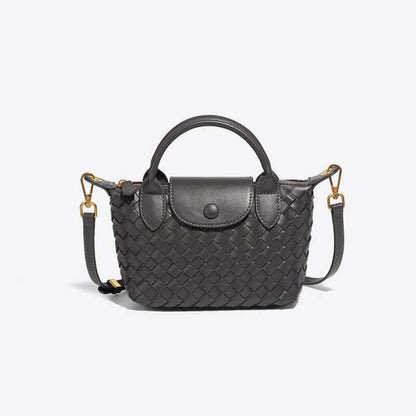 Kenia Woven mini crossbody bag - Laluva