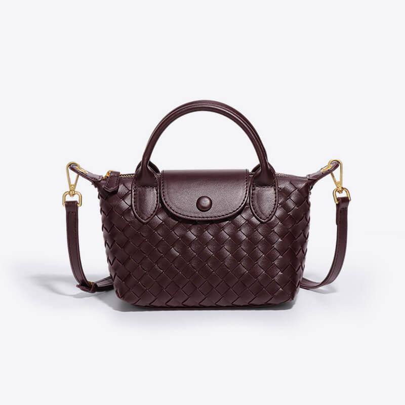Kenia Woven mini crossbody bag - Laluva