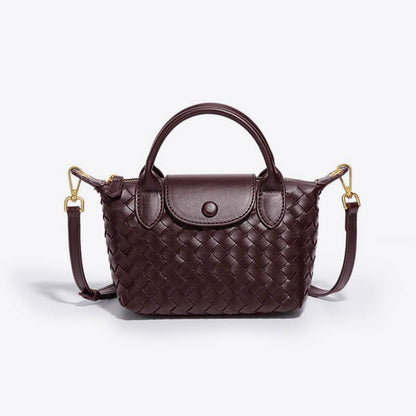Kenia Woven mini crossbody bag - Laluva