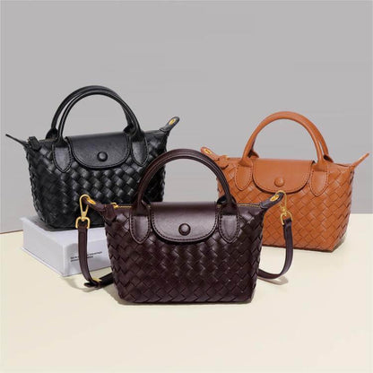 Kenia Woven mini crossbody bag - Laluva