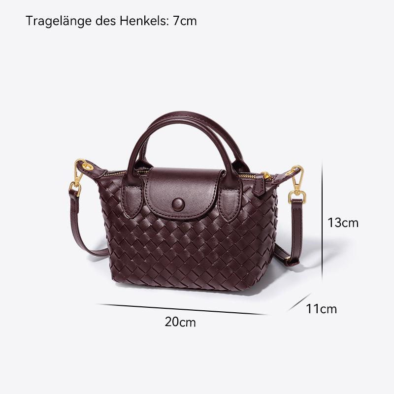 Kenia Woven mini crossbody bag - Laluva