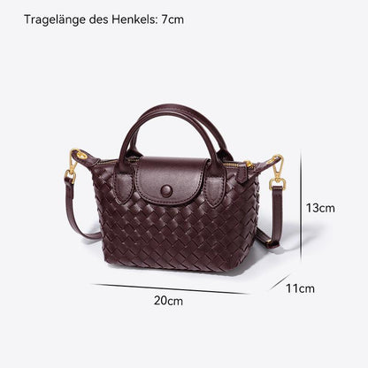 Kenia Woven mini crossbody bag - Laluva