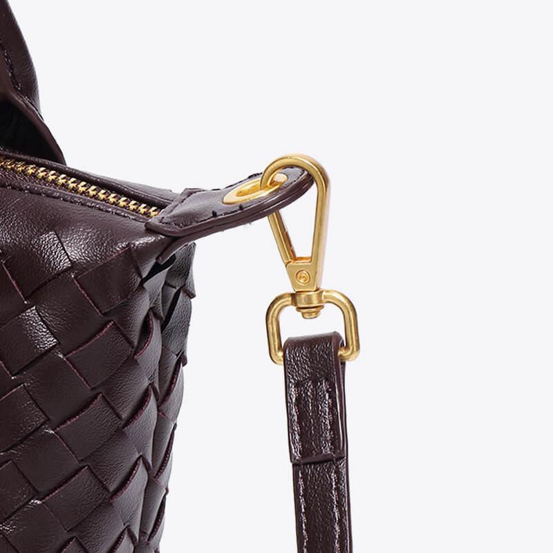 Kenia Woven mini crossbody bag - Laluva