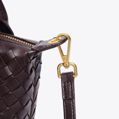 Kenia Woven mini crossbody bag - Laluva