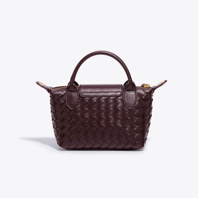 Kenia Woven mini crossbody bag - Laluva